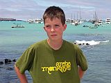 Galapagos 5-1-13 Peter Ryan At Academy Bay, Puerto Ayora Here�s the rare Peter Ryan Arctic Monkey basking in the sun near the seashore at Puerto Ayora.